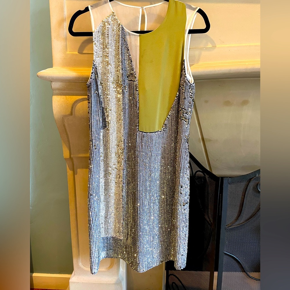 Phillip Lim cocktail dress with sheer inserts, size 2